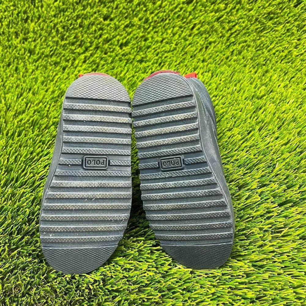 Polo Ralph Lauren Gabriel III Baby Size 7C Blue Casual Fleece Lining Shoes Boots